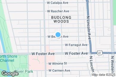 Map image of the property - 2711 W Berwyn Ave