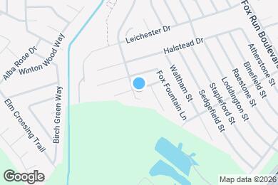 Map image of the property - 2506 Fox Water Dr