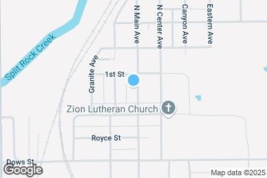 Map image of the property - 317 N Main Ave