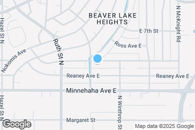 Map image of the property - 2092 Bush Ave E