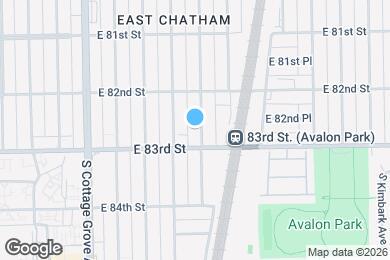 Map image of the property - 8236 S Ellis Ave