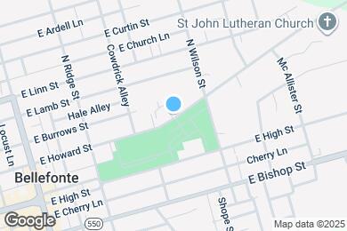 Map image of the property - 409 E Howard St