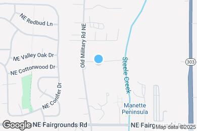 Map image of the property - 8028 Old Military Rd NE
