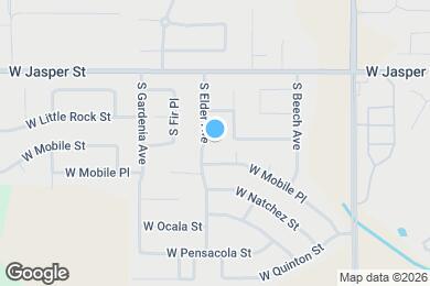 Map image of the property - 8101 S Elder Ave