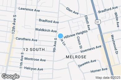 Map image of the property - 2401 Vaulx Ln