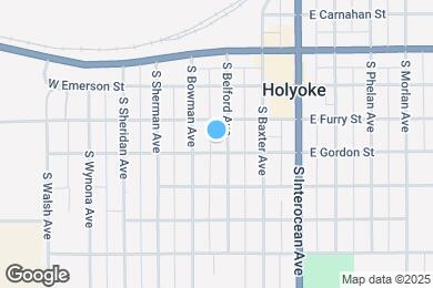 Map image of the property - 334 S Belford Ave