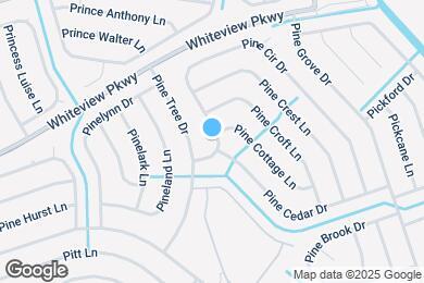 Map image of the property - 7 Pine Cir Dr