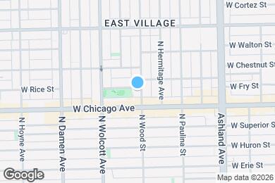 Map image of the property - 822 N Wood St