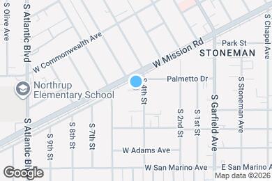 Map image of the property - 809 S 4th St
