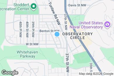 Map image of the property - 2226 Observatory Plz NW
