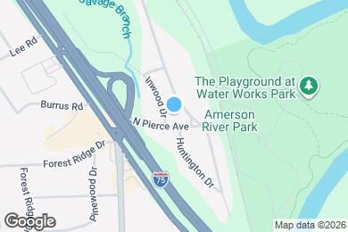 Map image of the property - 1034 N PIERCE AVE