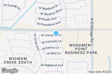 Map image of the property - 12527 W Campina Dr