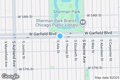 Map image of the property - 1323 W Garfield Blvd