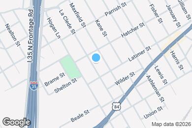 Map image of the property - 1013 La Clede St
