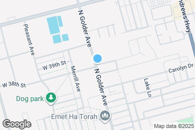 Map image of the property - 3800 N Golder Ave