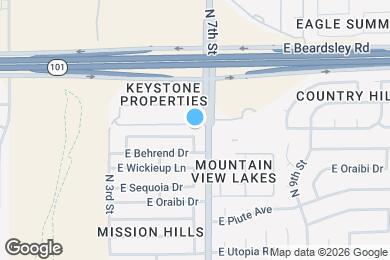 Map image of the property - 536 E Marco Polo Rd