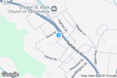 Map image of the property - 609 Cedar St