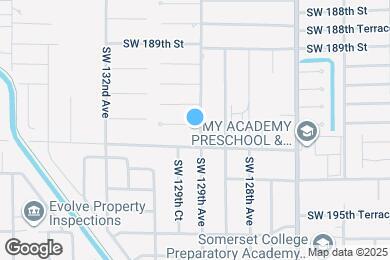 Map image of the property - 12900 SW 191st Terrace