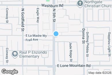 Map image of the property - 509 E La Madre Wy