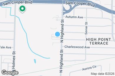 Map image of the property - 435 N Highland St
