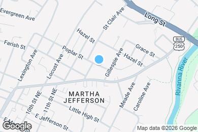 Map image of the property - 1304 Poplar St