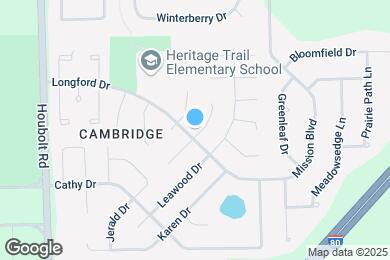 Map image of the property - 953 Surrey Ct