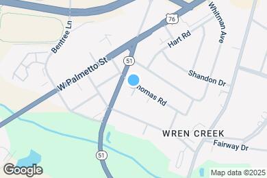 Map image of the property - 403 S Thomas Rd
