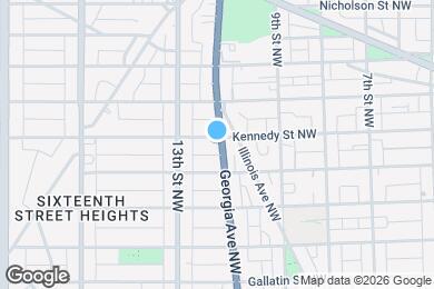 Map image of the property - 1200 Kennedy St NW