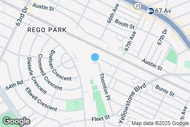 Map image of the property - 64-05 Yellowstone Blvd