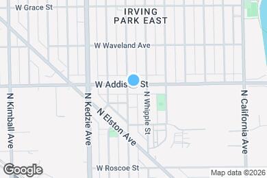 Map image of the property - 3051 W Addison St