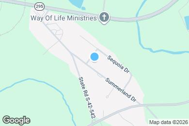 Map image of the property - 445 Summerland Dr