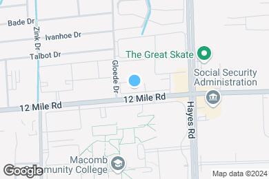 Map image of the property - Kings Pointe Apartments - Warren, MI