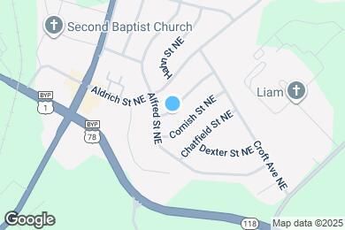 Map image of the property - 1118 Alderman St NE