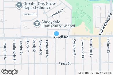 Map image of the property - 6200 W Tidwell Rd