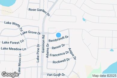 Map image of the property - 1317 Rembrandt Dr
