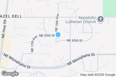 Map image of the property - 6501 NE 16th Ave
