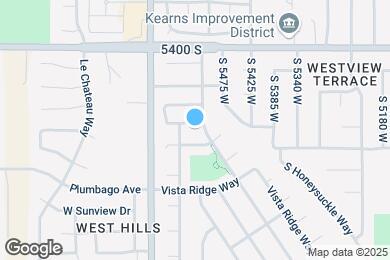 Map image of the property - 5521 W Stone Blf Wy