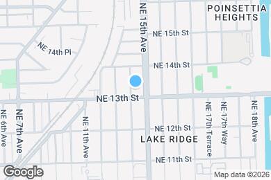 Map image of the property - 1310 NE 14th Ave