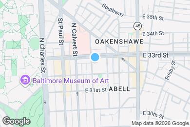 Map image of the property - 3221 Guilford Ave