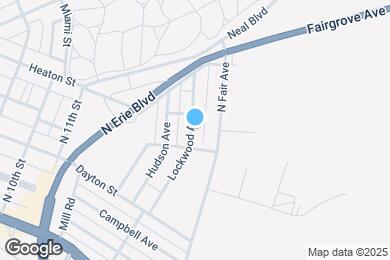 Map image of the property - 320 Lockwood Ave