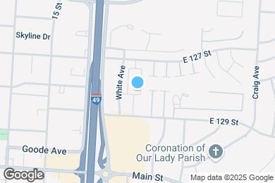 Map image of the property - 6046 E 129th St