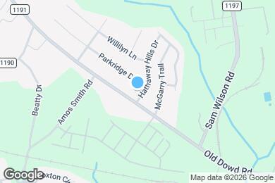 Map image of the property - 4114 Hathaway Hills Dr