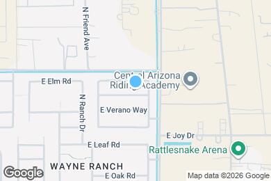 Map image of the property - 1688 E Primavera Way