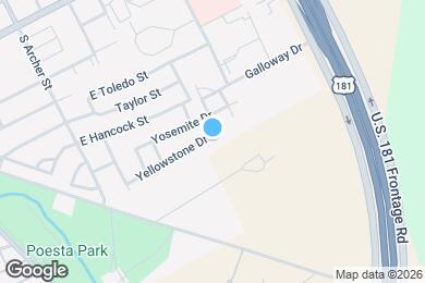 Map image of the property - 1404 Yellowstone Dr