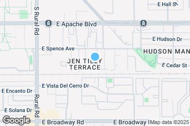 Map image of the property - 1428 S Terrace Rd