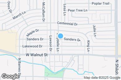 Map image of the property - 614 Maydelle Ln