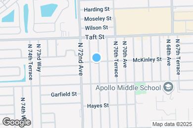 Map image of the property - 1440 N 71st Ave