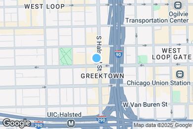Map image of the property - 800 W Adams St