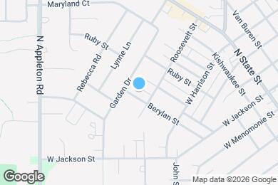 Map image of the property - 1217 beryland St