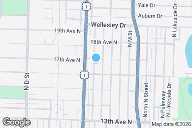 Map image of the property - 1622 N J St